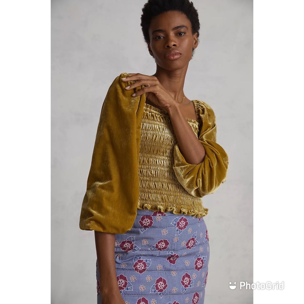 Velvet Gold Women's Top